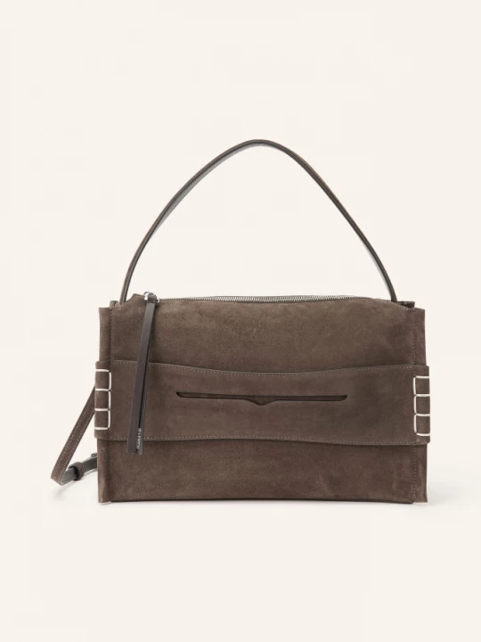Obrázek produktu Jw Anderson Kabelka Mokasíny Medium tmavě hnědá / stříbrná