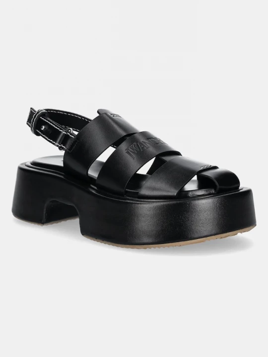 Obrázek produktu JW Anderson Kožené sandály JW Anderson černá