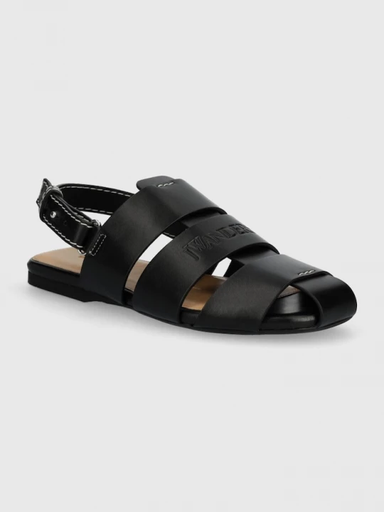 Obrázek produktu JW Anderson Kožené sandály JW Anderson Fisherman Sandal černá