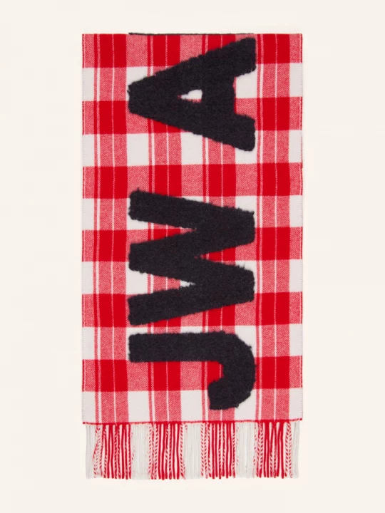 Obrázek produktu Jw Anderson Šála červená / tmavě modrá / bílá