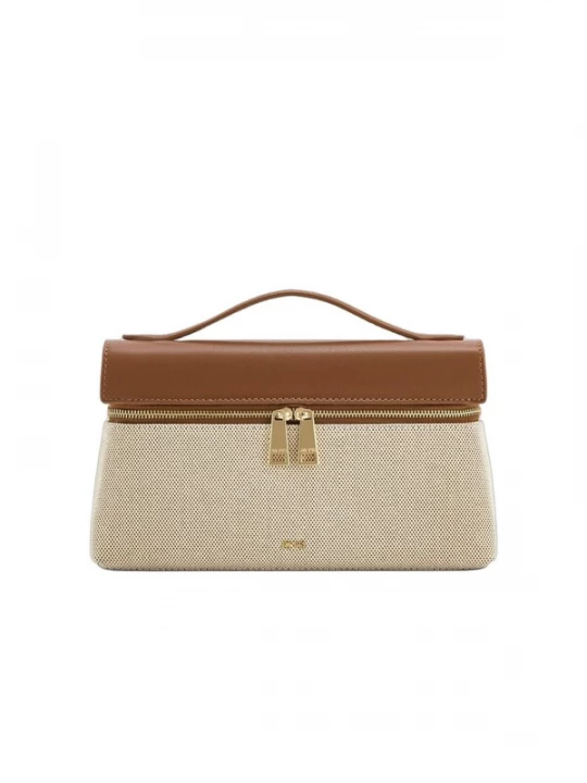 Obrázek produktu JW PEI Kabelka 'JW PEI Sac à main Thea Brown Canvas' hnědá