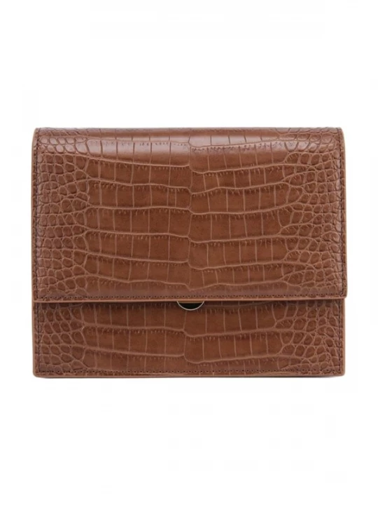 Obrázek produktu JW PEI Kabelka 'JW PEI Sac Bandoulière Mini Flap Brown Croc' hnědá