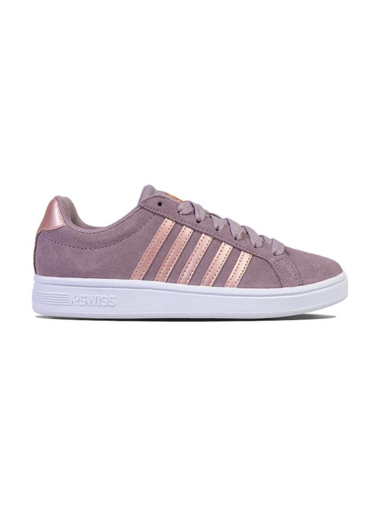Obrázek produktu K-Swiss Kožené sneakers boty COURT TIEBREAK SDE fialová