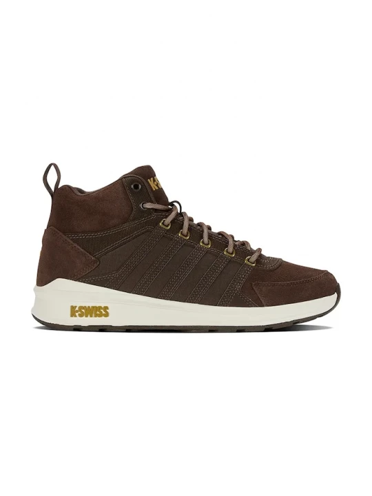 Obrázek produktu K-Swiss Kožené sneakers boty K-Swiss VISTA TRAINER MID WNT hnědá