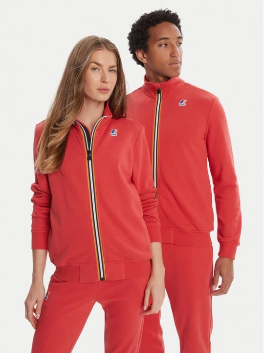 Obrázek produktu K-Way Mikina Augur K41225W Červená Regular Fit