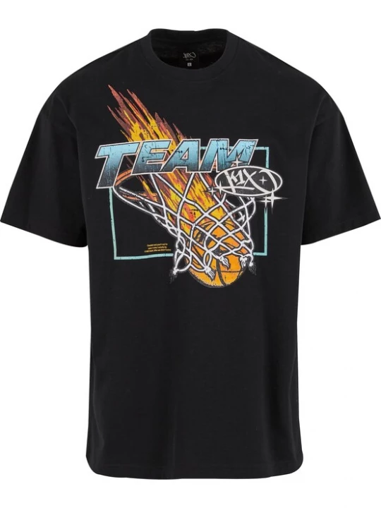 Obrázek produktu K1X Tričko 'Basketball Comet' světlemodrá / jasně oranžová / černá / bílá