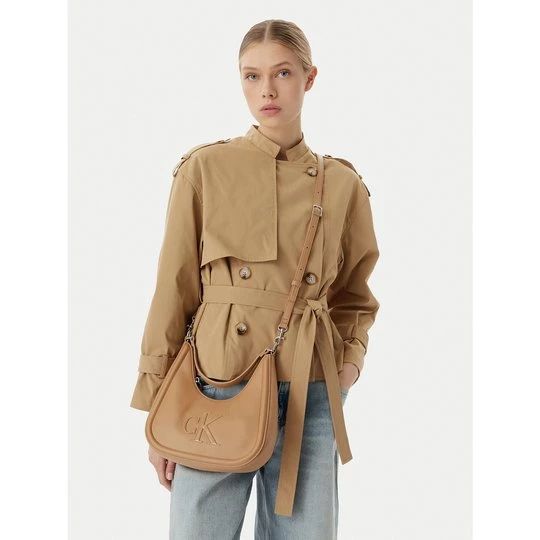 Obrázek produktu Kabelka Calvin Klein Bold Ck Small Crescent LV04F3561G Béžová