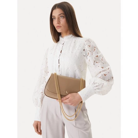 Obrázek produktu Kabelka Calvin Klein Ck Convertible Chain Medium Bag LV04F3171G Béžová