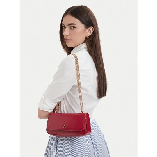 Obrázek produktu Kabelka Calvin Klein Ck Convertible Chain Small Bag LV04F3172G Červená