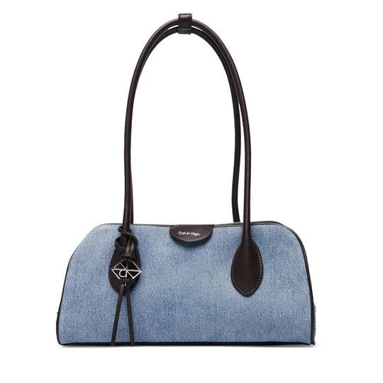 Obrázek produktu Kabelka Calvin Klein Emblem Trio Denim Shoulder Bag LV04F3830G Modrá