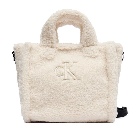 Obrázek produktu Kabelka Calvin Klein Jeans Teddy Tote Bag IU0IU00355 Krémová