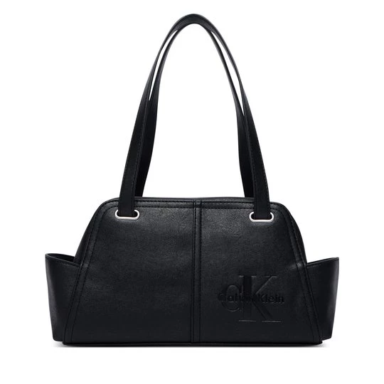 Obrázek produktu Kabelka Calvin Klein Pockets Monologo Shoulder Bag LV04F3688G Černá