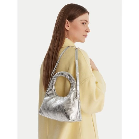 Obrázek produktu Kabelka Calvin Klein Puffy Aop Mini Bag With Strap LV04F3444G Stříbrná