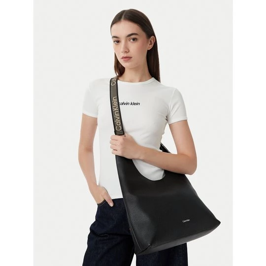 Obrázek produktu Kabelka Calvin Klein Webbing Adj Strap Large Shoulder LV04F3643G Černá