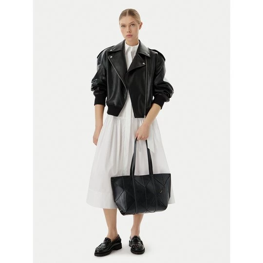 Obrázek produktu Kabelka Calvin Klein Woven Medium Carryall LV04F3548G Černá