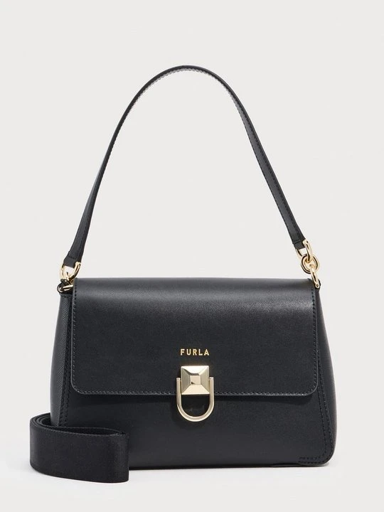 Obrázek produktu Kabelka Furla melírovaná antracitová