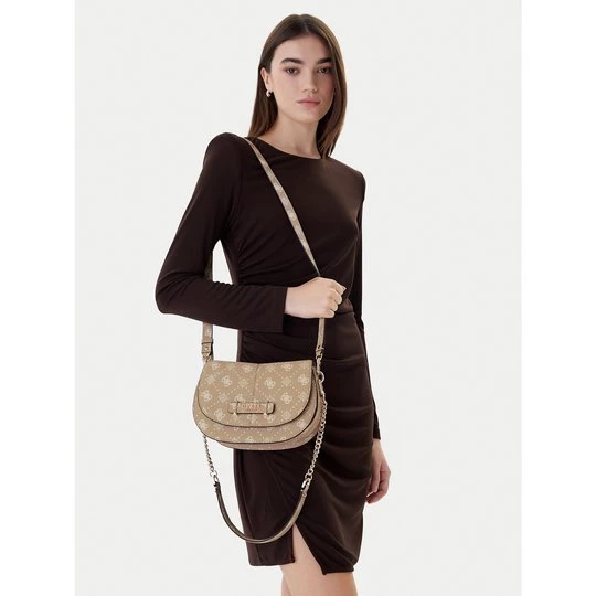 Obrázek produktu Kabelka Guess Carrie Logo HWGP98 98200 Béžová