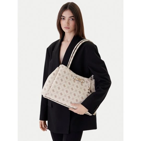 Obrázek produktu Kabelka Guess Carrie Logo HWGP98 98220 Écru Krémová