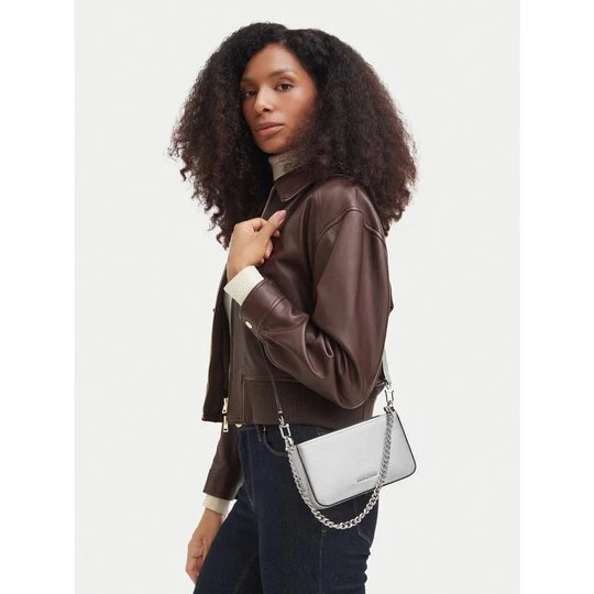 Obrázek produktu Kabelka MICHAEL Michael Kors Bryant 32S5SYTC5M Stříbrná