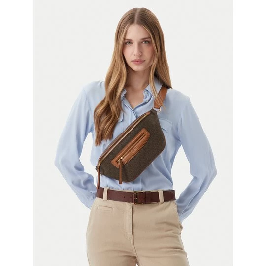 Obrázek produktu Kabelka MICHAEL Michael Kors Jet Set 30S6GTVM8B Hnědá