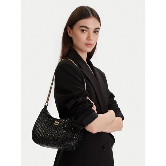 Obrázek produktu Kabelka PINKO Half Moon Mini AI 25-26 PLTT 105916 A2WC Černá