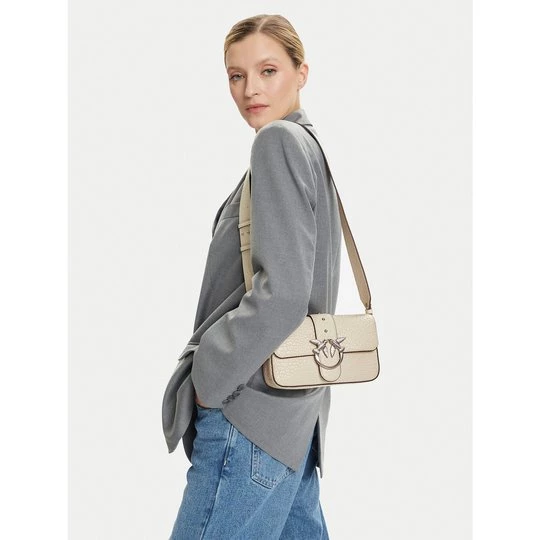 Obrázek produktu Kabelka PINKO Love One Mini Slouchy Fl Al 25-26 PLTT 104340 A2JU Écru Krémová