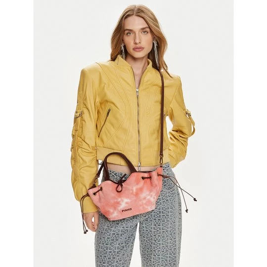 Obrázek produktu Kabelka PINKO Pagoda Small Shopper PE 24 PLTT 102910 A1MB Oranžová