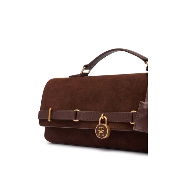 Obrázek produktu Kabelka Tommy Hilfiger American Icon Clutch Suede AW0AW19515 Hnědá