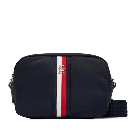 Obrázek produktu Kabelka Tommy Hilfiger Popette Camera Bag Corp AW0AW19023 Tmavomodrá