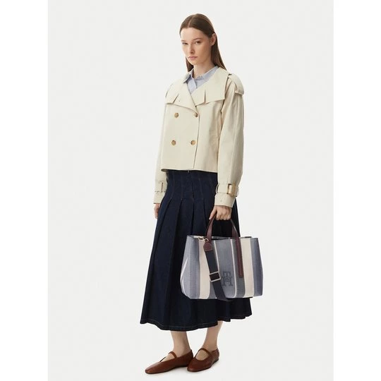 Obrázek produktu Kabelka Tommy Hilfiger Th City Satchel Jacquard AW0AW18733 Modrá