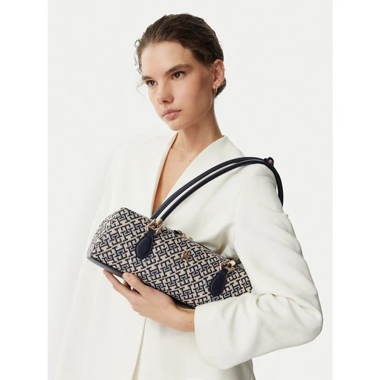 Obrázek produktu Kabelka Tommy Hilfiger Th Grace Shoulder Bag Jacquard AW0AW18752 Modrá