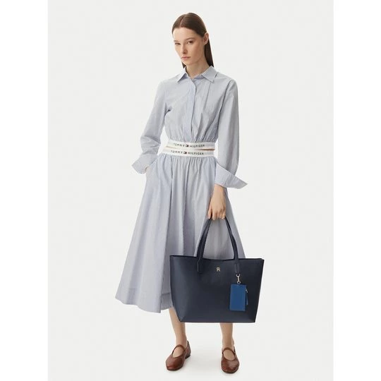Obrázek produktu Kabelka Tommy Hilfiger Th Icon Tote AW0AW18724 Tmavomodrá