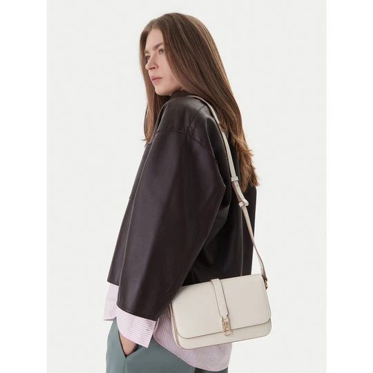 Obrázek produktu Kabelka Tommy Hilfiger Th Libre Flap Crossover AW0AW17723 Krémová