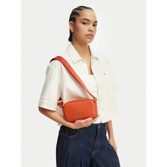 Obrázek produktu Kabelka Tommy Hilfiger Th Logotape Camera Bag AW0AW18741 Oranžová