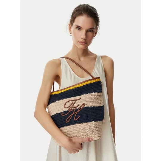 Obrázek produktu Kabelka Tommy Hilfiger Th Nautical Bucket Crochet Str AW0AW18814 Barevná