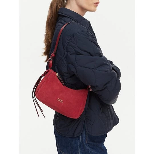 Obrázek produktu Kabelka Tommy Hilfiger Th Statement Mini Should Bag Sue AW0AW18823 Tmavomodrá