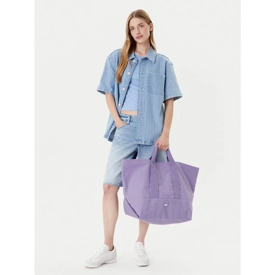 Obrázek produktu Kabelka Tommy Jeans Tjw Tote Edition Canvas AW0AW17542 Fialová