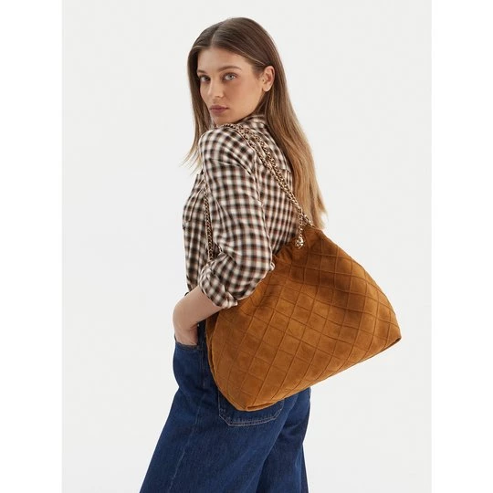 Obrázek produktu Kabelka Tory Burch Fleming Suede 166064 Hnědá