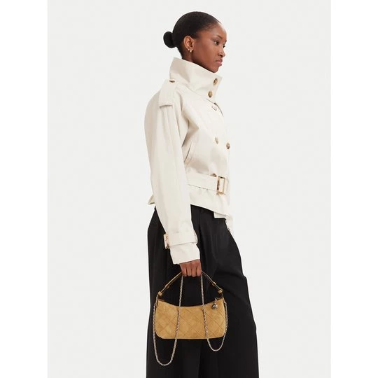 Obrázek produktu Kabelka Tory Burch Fleming Suede Pochette 185797 Béžová