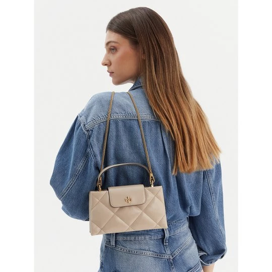 Obrázek produktu Kabelka Tory Burch Kira Diamond Quilt East-West Top Handle 174999 Béžová