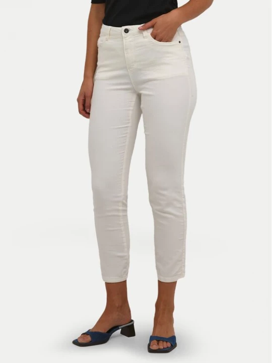 Obrázek produktu Kaffe Jeansy Zelina 10506253 Écru Slim Fit Krémová