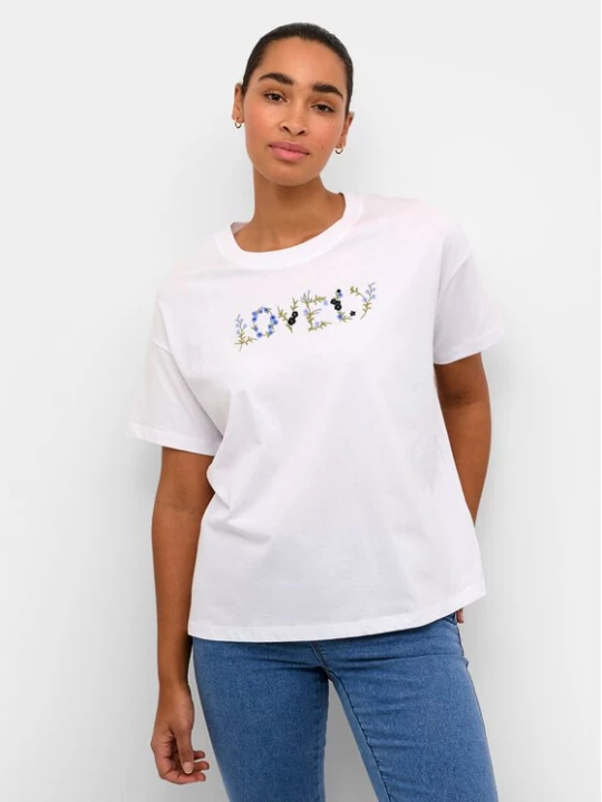Obrázek produktu Kaffe T-Shirt Firia 10508406 Bílá Regular Fit