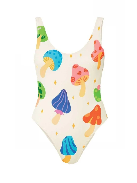 Obrázek produktu Kalaia Plavky 'Mushroom Swimsuit' béžová