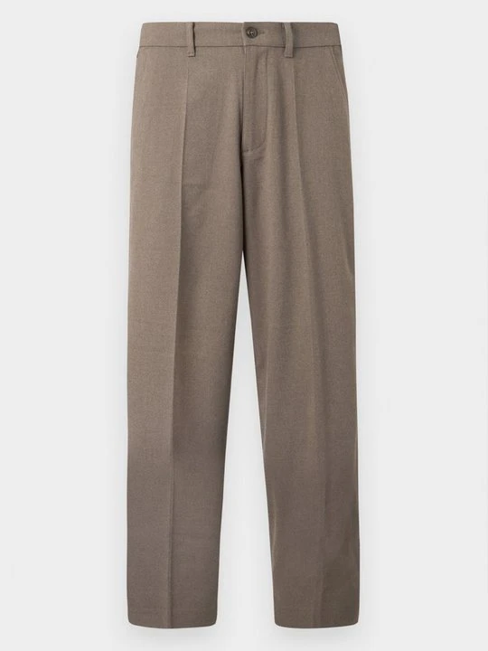 Obrázek produktu Kalhoty Abercrombie & Fitch tmavě hnědá