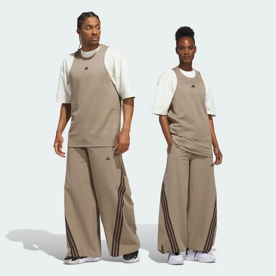 Obrázek produktu KALHOTY ADIDAS BASKETBALL WOVEN Khaki Six