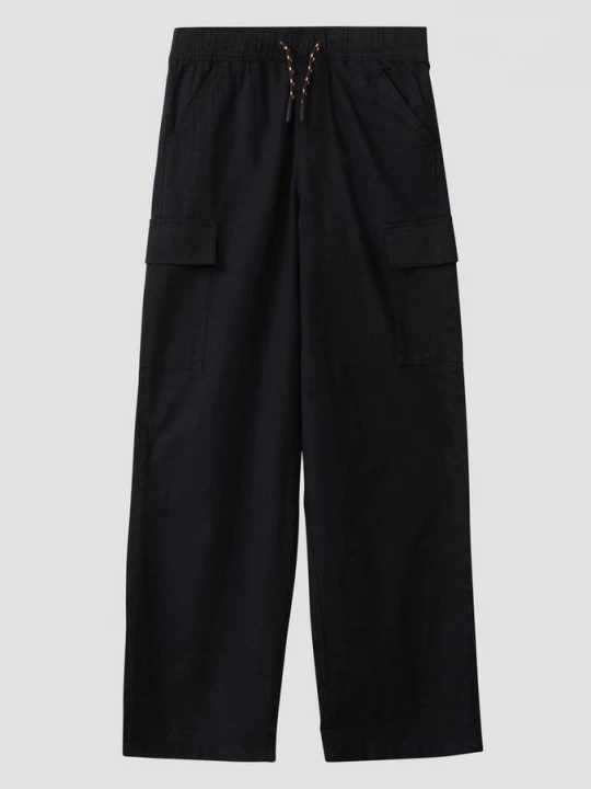 Obrázek produktu Kalhoty Baggy se vzhledem lnu a se střihem Relaxed Fit s.Oliver černá
