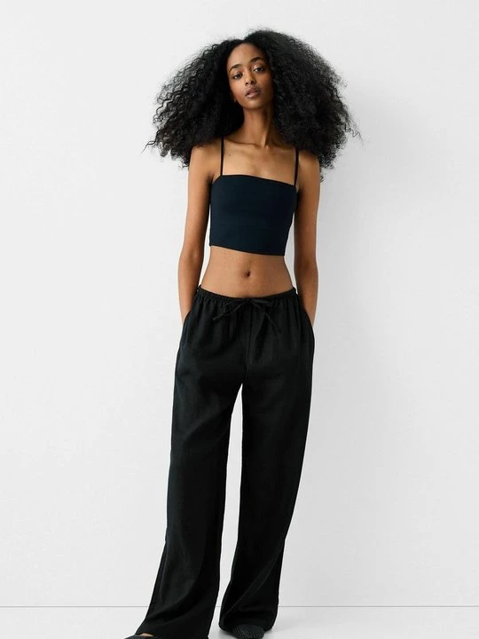 Obrázek produktu Kalhoty Bershka černá