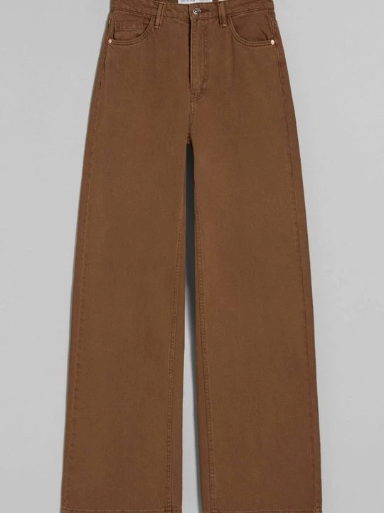 Obrázek produktu Kalhoty Bershka hnědá