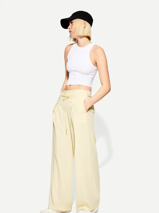 Obrázek produktu Kalhoty Bershka žlutá