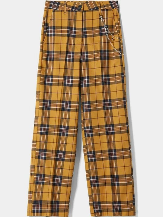 Obrázek produktu Kalhoty Bershka žlutá